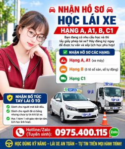 Nhận đào tạo lái xe, học bằng lái xe máy A, A1, xe ô tô hạng B, C, D... Cần Thơ Hôm Nay